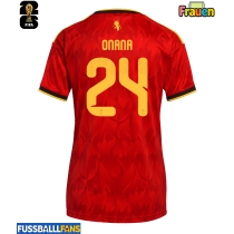 Belgien Amadou Onana #24 Heimtrikot Frauen WM 2026 Kurzarm